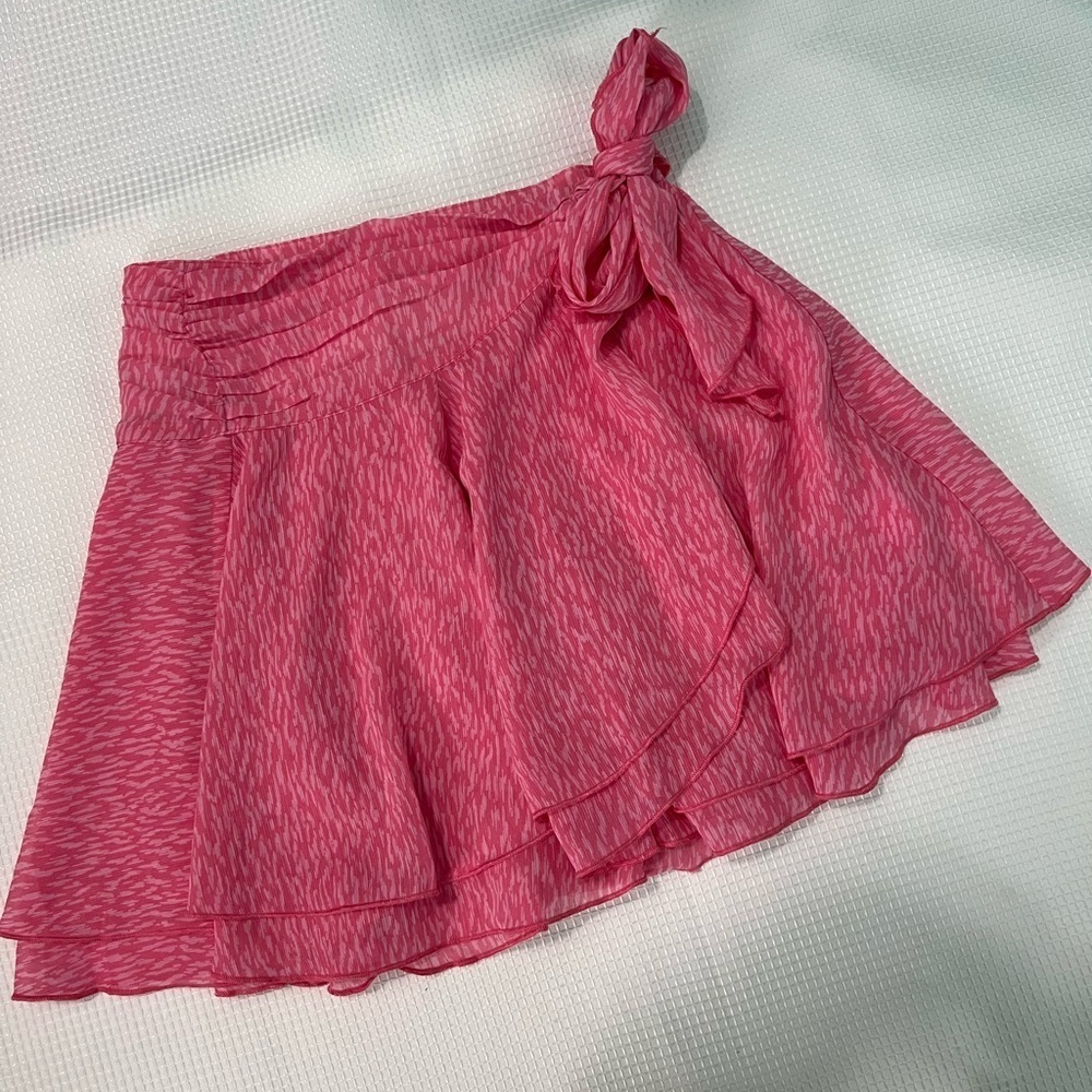 💌 Aerie Pink Tie Flowy Skirt - Picture 6 of 7